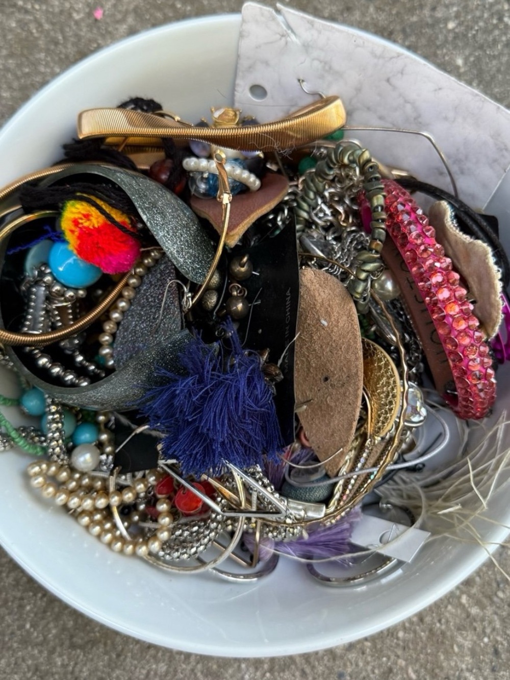 Junk Jewelry Lot - 2lbs Misc. Items